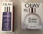 Lot 2 Olay Retinol 24 Night Smoothing Serum 40 ml & Super Serum 50ml New