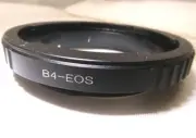 B4 2/3" Canon Lens mount adapter ring to EOS EF-S SLR Cameras T6i 70D 80D 5D III