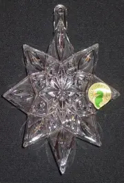 WATERFORD CRYSTAL 2009 SNOWSTAR ANNUALCHRISTMAS ORNAMENT NEW