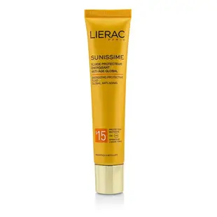 黎瑞 Lierac - 抗老活力防曬乳SPF15 Sunissime Global Anti-Aging Energizing Protective Fluid SPF15 For Face & Decollete