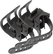 3Pcs Bike Flashlight Holder Durable Torch Stand for Cycling Stable Flashlight Rack for Handlebar Convenient Accessory for Night Riding