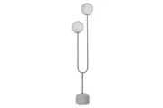 Amalfi Tivoli Floor Lamp Bedroom Living Room Study Standing Light White/Gold