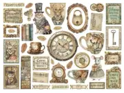 AlterEgo - Stamperia Die Cuts Assorted Chipboard DFLDC106 Journal Mixed Media