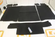 90 black premium rear carpet mat set load area hard top Fits Land Rover Defender