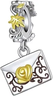 [KONTONTY] Vintage Envelop Diy Pendant Silver Jewelry Making Charm Elegant Diy Bangle Accessory