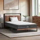Bedra Single Mattress Bonnell Spring Tight Top Bed Medium Firm 21CM