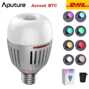 Aputure Accent B7C 7W RGBWW LED Smart Bulb 2000K-10000K for Photography Lighting