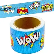 Superhero Bulletin Board Border 36ft Straight Trim for Classroom Party Decoration1 Roll
