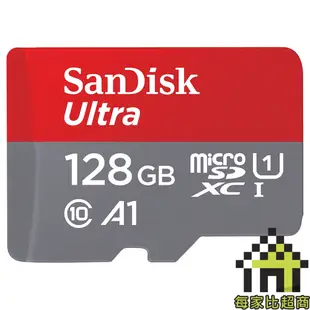 SanDisk Ultra Micro SDXC 128GB 記憶卡 A1 讀140MB QUB12 128G【每家比】