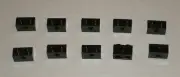 LEGO NEW 1x2 Black Technic Brick Axle Hole (10x) 4233487 Brick 32064