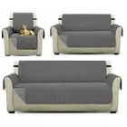 Sofa Cover Quilted Throw Washable Pet Furniture Protective Couch 1/2/3 Seater