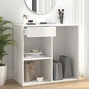 Cosmetic Cabinet White 80x40x75 cm Engineered Wood Storage Furniture