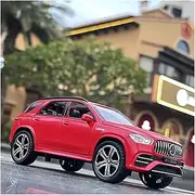 Scale Finished Model Car 1:32 Scale for Benz GLE 63S SUV Alloy Car Model Simulation Diecast Metal Vehicle Collection Ornaments Die-cast Vehicle(Red)