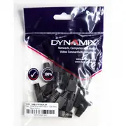 Dynamix SRB-UTP-BLK-20 BLACK RJ45 Strain Relief Boot (6.0mm Outside Diameter). 20pk bag. [SRB-UTP-BLK-20]