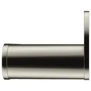 Curvae Double Robe Hook, Brushed Nickel