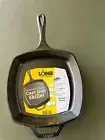 Lodge Logic L8SQ3 Pre-Seasoned Cast Iron Square Skillet USA Made 10 1/2"
