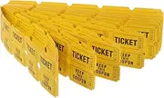 PLAFOPE Raffle Ticket Roll Pack Tickets for Drawings Party Accessory Sturdy Paper Multiple Colors