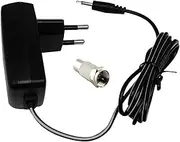 WICAREYO Netzteil Ladegerät für Atari 2600 , AC Adapter Netzteil EU Netzstecker kabel mit RCA auf F Adapter für Atari 2600