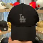 MLB 棒球帽 LA LOS ANGELES LOGO 皮革經典女士男士中性 POLOS 進口帽韓國