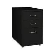 Levede 3 Drawer Office Drawers Cabinet Storage Cabinets Steel Rack Home Black