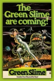 The Green Slime - Sci Fi - Movie Poster Image - BIG MAGNET 3.5 x 5 in