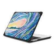 MacBook Air 13-inch (M2 - M4) Bounce Case Koru Macbook Case By Ann Upton