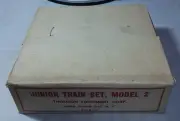 Vintage Thomson Equipment Corp. Model 2 Metal Junior Train Set MIB