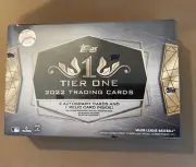 2022 Topps Tier One Baseball Sealed Hobby Box
