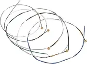 Labymos A747 Universal Full Set (E-A-D-G) Violin Fiddle Strings Nylon Core Al-Mg/Silver Winding with One Complimentary String
