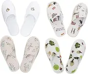 Minkissy Ladies Slippers Fluffy Winter Disposable Indoor Slippers Anti-slip Random Style