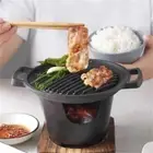 Detachable Barbecue Grill Non-stick Mini Barbecue Stove BBQ Plate Camping