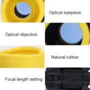 Yellow 4x30 Maginification Child Kid Outdoor Birding Binocular Children FF