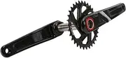 MEROCA 32T Direct Mount Mountain Bike Crankset Hollow Integrated Crank Set with Bottom Bracket and Chainring GXP Black 9/10/11/12 Speed