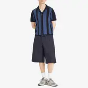 Percival Knitted Stripe Cuban Shirt