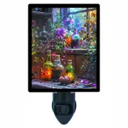 Decorative Photo Night Light, Potion Workshop, Flowers