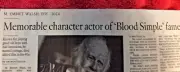 OBITUARY 1935 - 2024 M. EMMET WALSH BLOOD SIMPLE ACTOR KNIVES OUT STRAIGHT TIME
