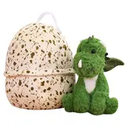 Dinosaur Stuffed Animal Toys with Big Dinosaur Egg,Plush Toys for Boys Girls Baby Kids Toddlers As Shown