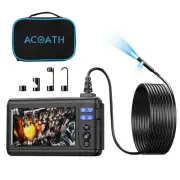 Borescope Endoscope Camera with Light, Dual-Lens 1080P HD Industrial Inspecti...