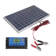 Solar Panel 10W 12V Polycrystalline IP65 Waterproof Portable 30A Solar FA
