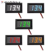 0.56" Waterproof Mini LED Digital Voltmeter Voltage Tester Gauge 4.5-30V 3 Digit