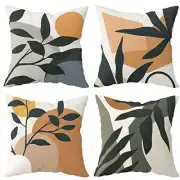 Boho Abstract Throw Pillow Covers 16 x 16 Set of 4 Sun 16" x 16" (Pack of 4) C1