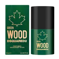 在飛比找PChome24h購物優惠-DSQUARED2 GREEN WOOD 心動綠男性體香膏 