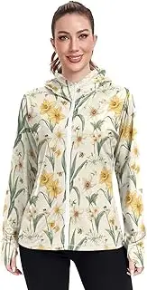 [Caihoyu] Plain Hoodie Long Sleeve Swim Shirts UPF 50+ Protection Gym People Sweatshirt for Hiking Outdoor, Multicolor15, Small