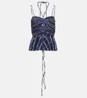 [Altuzarra] Altuzarra Justin halterneck top AU 14 blue