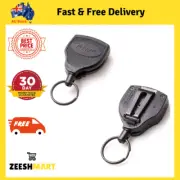 KEY BAK Super 36" Heavy Duty Retractable Key Chain Ring Belt Clip 13oz KEYBAK