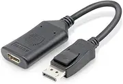 Replacement Active Displayport Male to HDMI Female Cable 3840@2160 PS176 Compatible Mac Laptop Host Graphics Card DP External HDMI Monitor TV Projector Adapter Converter 2.0 4K60HZ