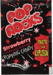 Pop Rocks Popping Candy Strawberry Flavor 3 ct