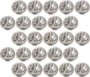 [TEHAUX] 200pcs Nickel Buckle Lapel Pins Tie Tacks Versatile Holder Clasps for Diy Projects