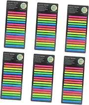 UTHCLO Notebook Tab Accessories Pet Material Sticky Index Tabs Book Flag Markers for Journals Textbooks and Office Easy to Apply