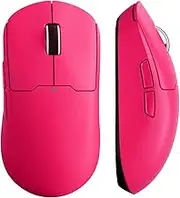 MCHOSE A5 Ultra Wireless Gaming Mouse, Tri-Mode Connectivity Lightweight 59 Grams, 8K Wired/4K Wireless Polling, PAW3395 26K DPI Optical Sensor - Rose Red